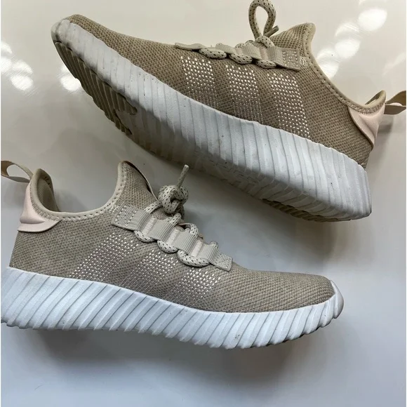 Adidas Kaptir women’s flow shoes, sneaker,7,Aluminum,Tan, Wonder Beige - Picture 11 of 11